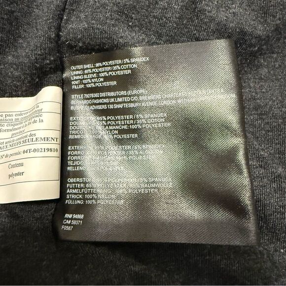 Bernardo Rust/Blk Quilted Velvet Bomber Jacket - Picture 10 of 11